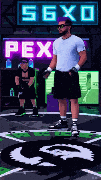 Estilo ciberpunk de píxeles