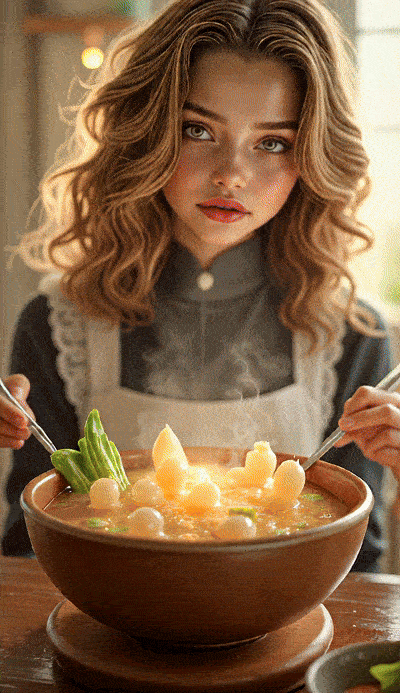 Tanz der Nudelgeister: Mitternachtsküchenchefs magische KI