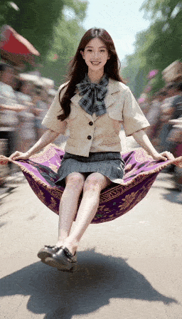 Volare su un tappeto volante