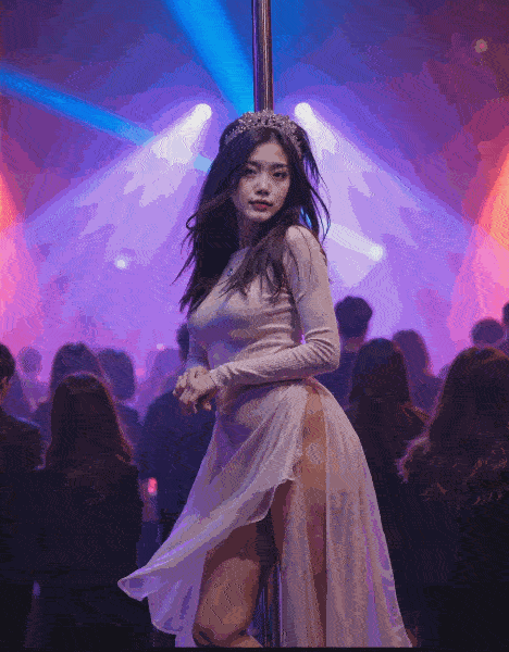 bailando en club nocturno
