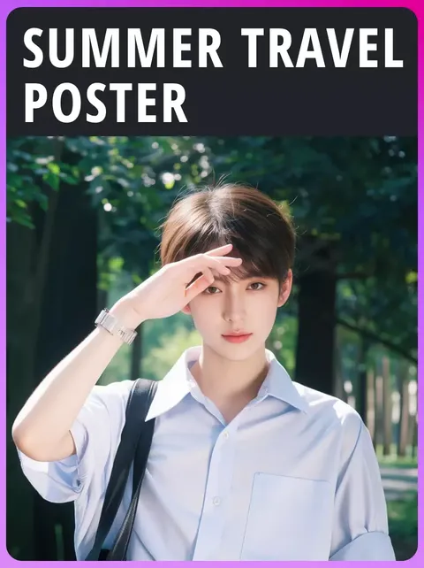 Summer Travel Poster