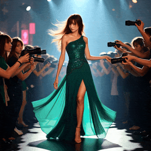 在闪光灯下的摄影