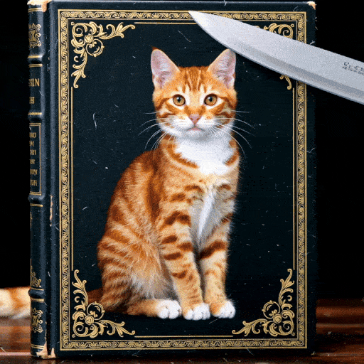 ใช้มีดเปิดหนังสือ