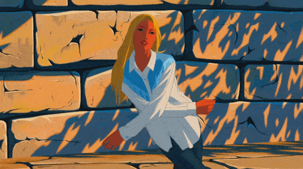 Convertir el video de entrada en el estilo de la película de animación Crouching Tiger, Hidden Dragon