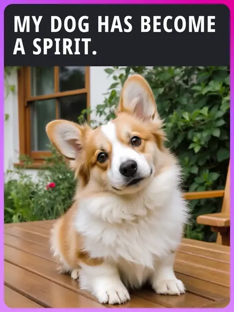 Chó của tôi đã trở thành một linh hồn.
