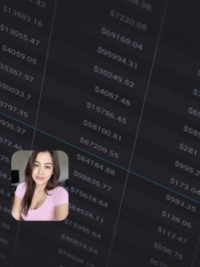 لوحة فنية بالضوء المعكوس على الدخان