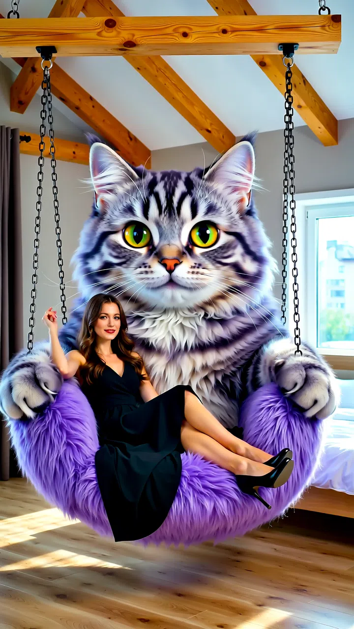 Võng Mèo Khổng Lồ