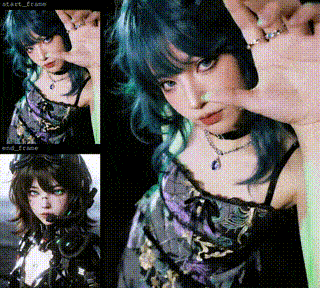 WAN2.2 ファースト/ラストフレーム動画