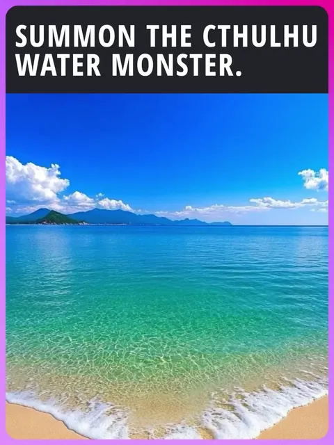 Beschwöre das Cthulhu-Wassermonster.