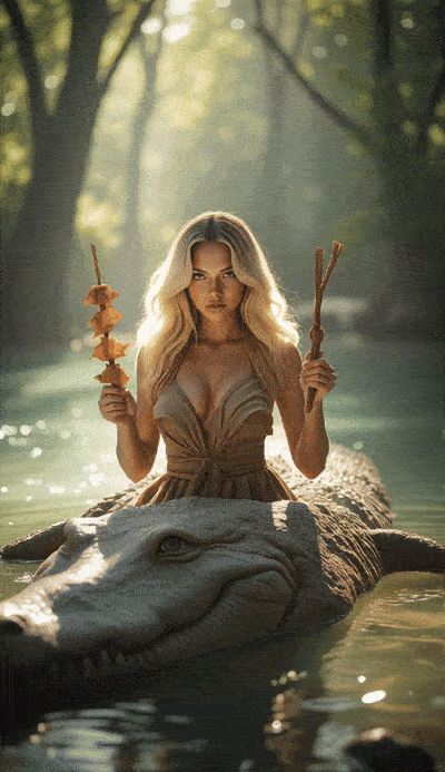 Wilderness Princess: Crocodile Companion AI