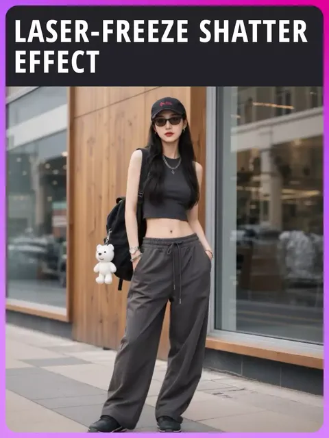 Laser-Freeze Shatter Effect