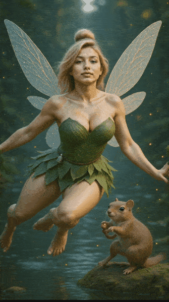 팅커벨 비디오 코스프레