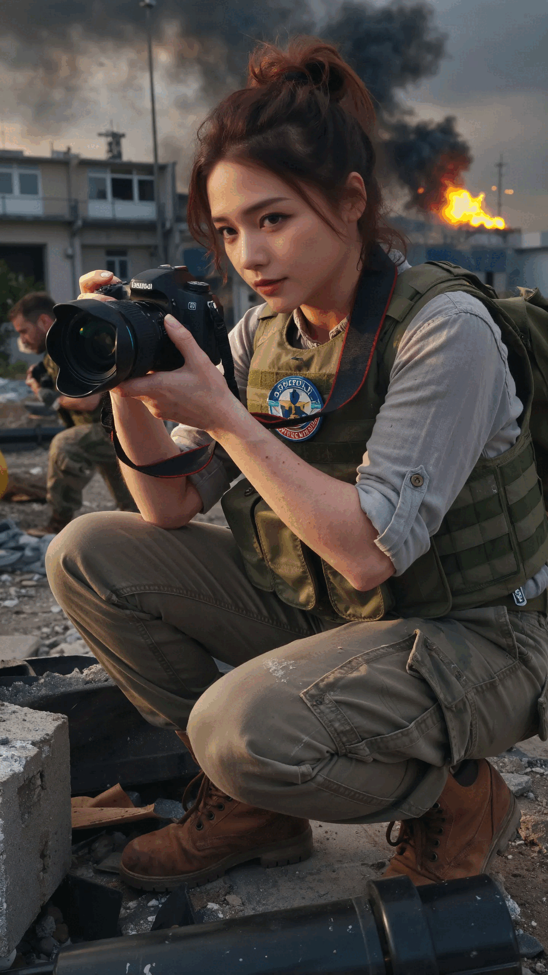 Сверхреалистично，Повседневная жизнь журналистки-землевладелицы