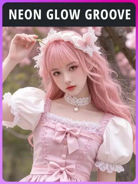 霓虹光环特殊效果舞蹈