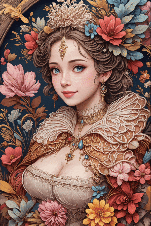 زهرة ملكة أي تطبيق