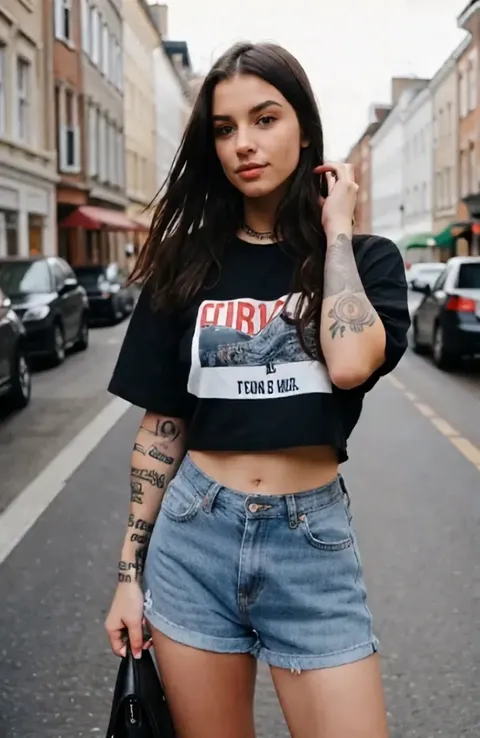 Filtro de Vídeo de Divisão em Pé Elegante