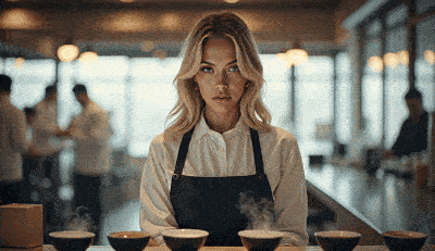 武道のラテアート