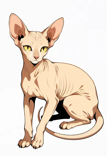 Illustrious Animals - Canadian Sphynx Cat V1