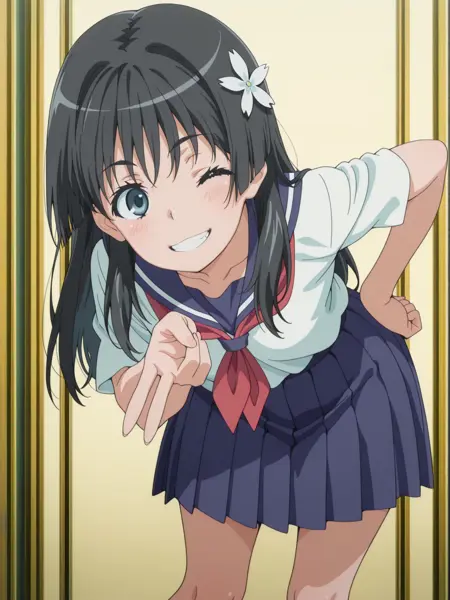 Saten Ruiko (佐天 涙子) - A Certain Scientific Railgun (とある科学の超電磁砲) Illust
