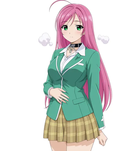 Moka Akashiya (赤夜 萌香) - Rosario + Vampire (ロザリオとバンパイア) Illust