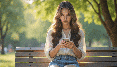 迷人的相遇: 公園長椅調情