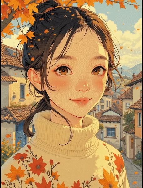 Anime Style Cute Girl N FLUX 126