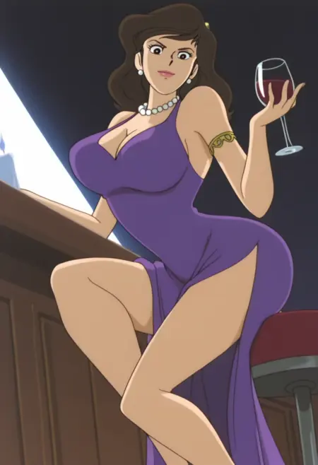 Fujiko Mine - Lupin III TV 2 Illust