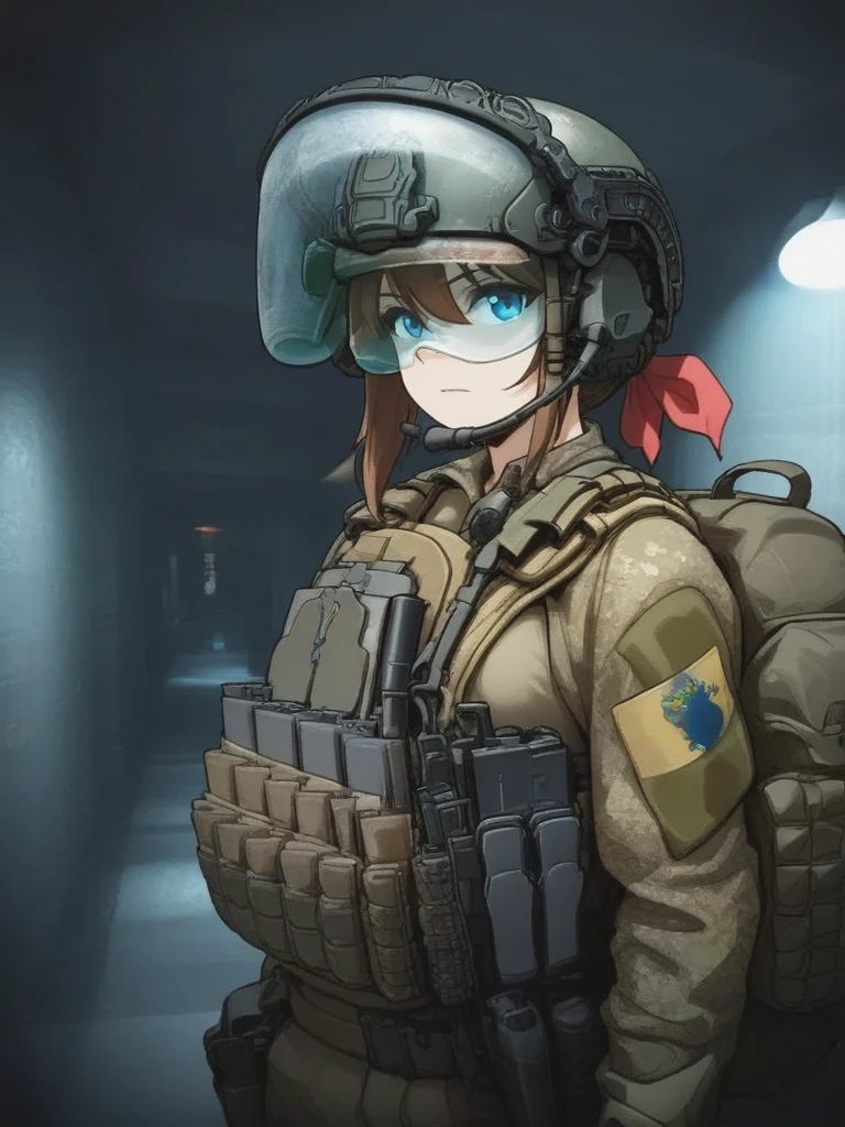 Dark soldier girl