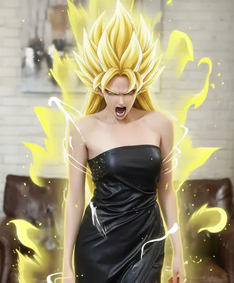 Filter Transformasi Super Saiyan