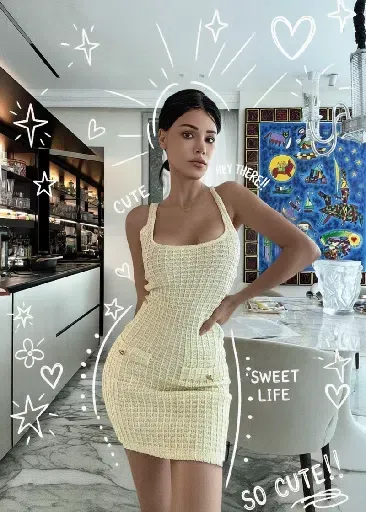 Sevimli doodle kaplama stili