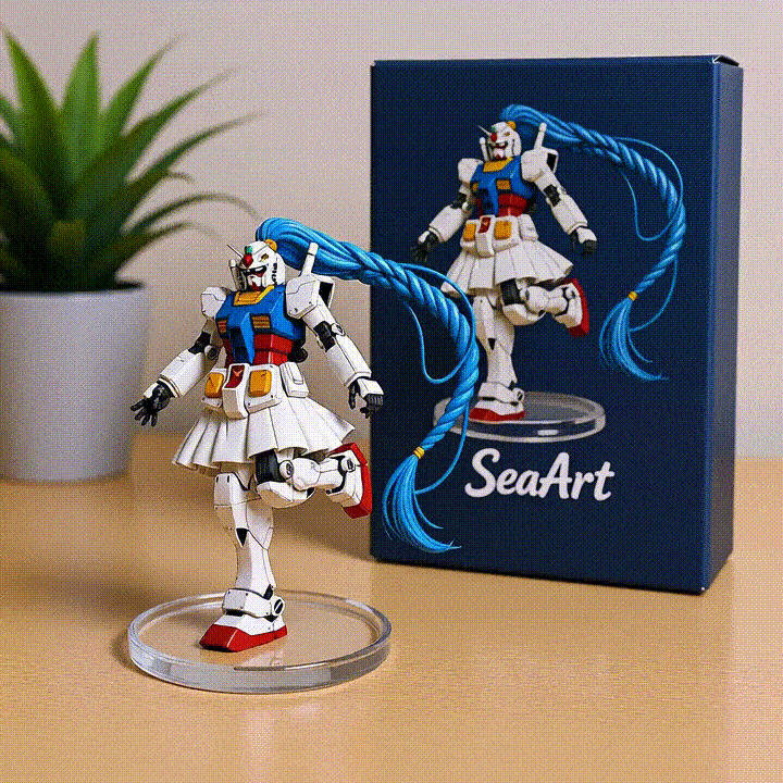 피규어를 사랑스럽게 감상하다【LoRA 개선】