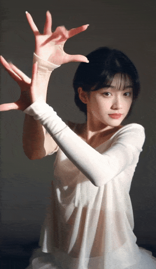 El pájaro mágico se balancea,Versión con música