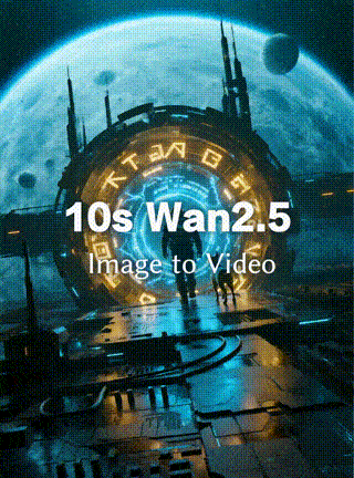 10초 Wan2.5 이미지를 동영상으로