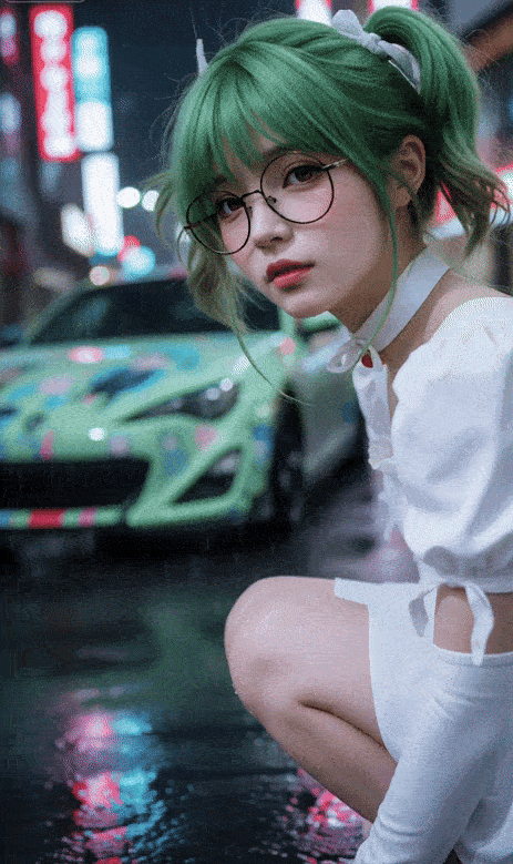 Yağmurda Hatsune COS