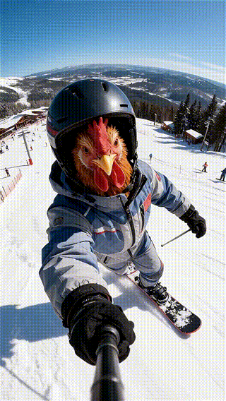 Esqui em primeira pessoa de sora pet