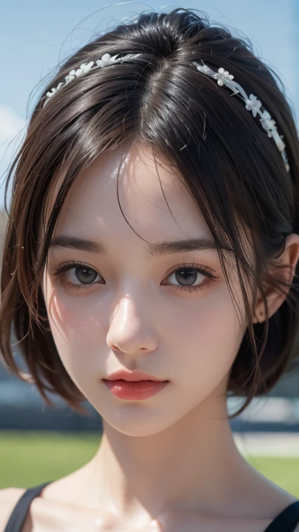 photorealistic, Photography ,BREAK, short hair woman, taking a (selfie:1.8), (from above:1.5) , (blue lace ), in bedroom , white background, (short hair), BREAK, 8k , LAW , best-quality, masterpiece, hyper realistic detail shiny skin , natural shading , realistic shadow, BREAK (hyper realistic detail shiny skin, detailed skin, detailed hair, ultra sharpness, intricate details), perfect 