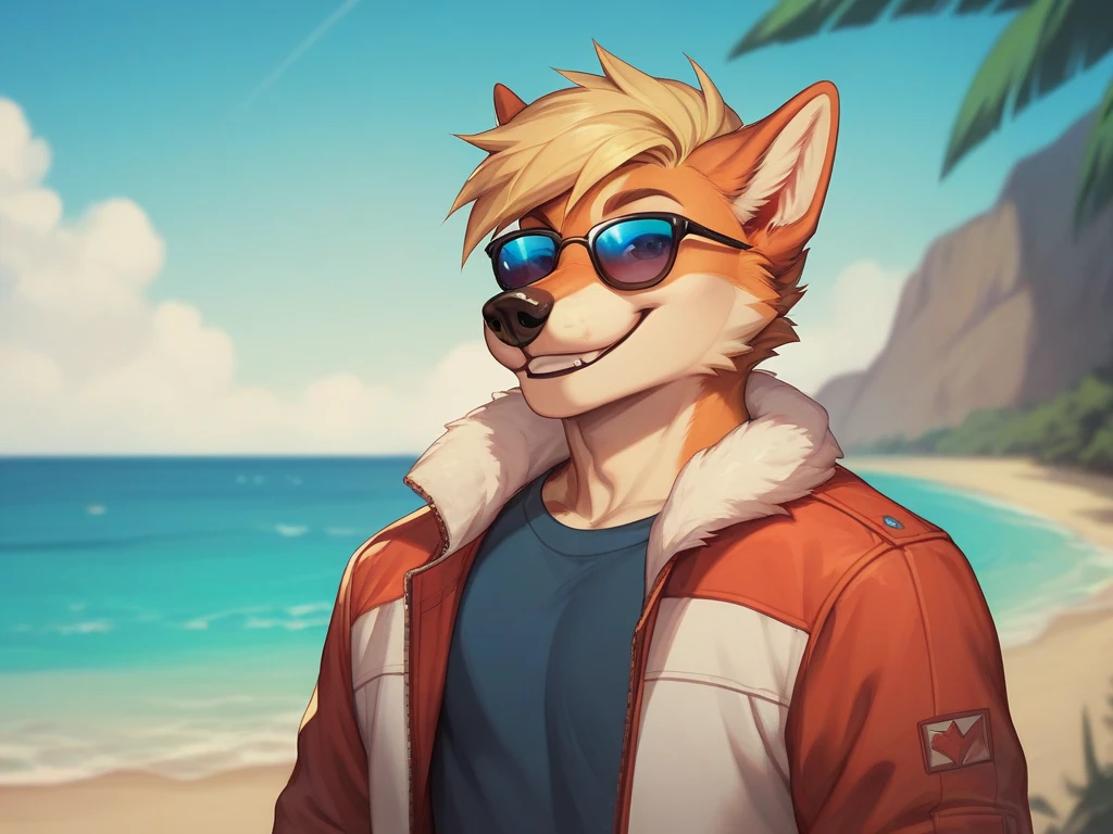 Fox, anthro, By mystikfox61