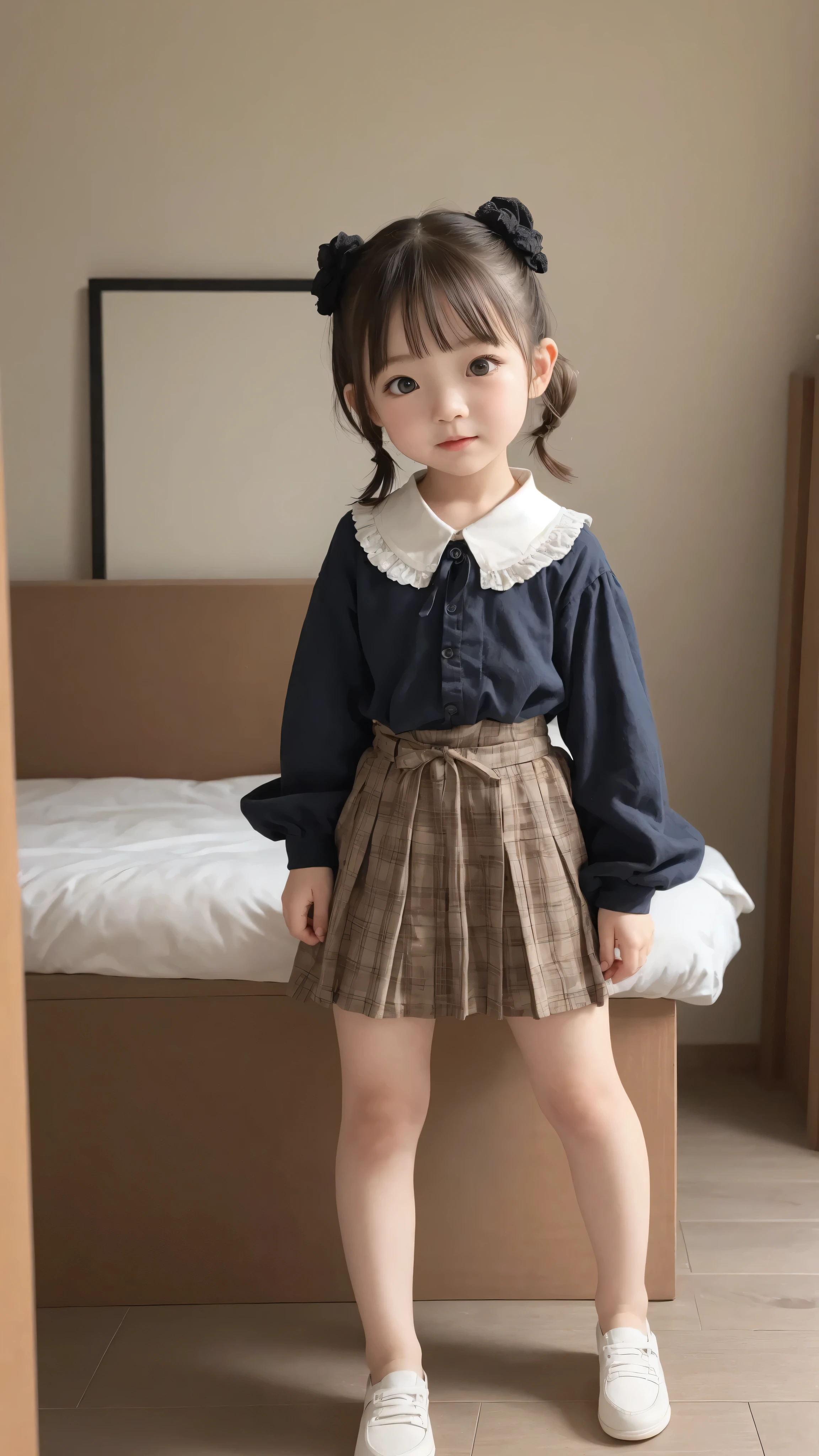{girl baby face} Young Lady Sumie Fluttering Skirt Maid Lolita