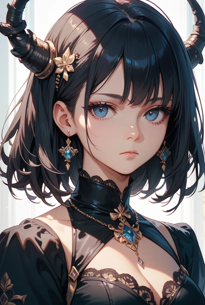 ((Best quality)), ((masterpiece)), (detailed: 1.4), (Absurd), muscular woman of 35 years, black kinetic skin with ((( black muscles)))), hot woman, sculptural body with defined muscles, closed mouth, muscular body covered by a micro , whole body covered by Genesis evangelion neon style clothing, (((large breasts)), (eyes with heavy and very black makeup), (((unkempt hair)), (stars covering the body),  ((drawings of golden stars on the arms)), very long eyelashes, heavy eye makeup, lots of jewelry, by mucha, niji --V5, close to real, psychopath, crazy face, sexy pose, 2 piece clothes, pastel, centered, scale to fit the dimensions