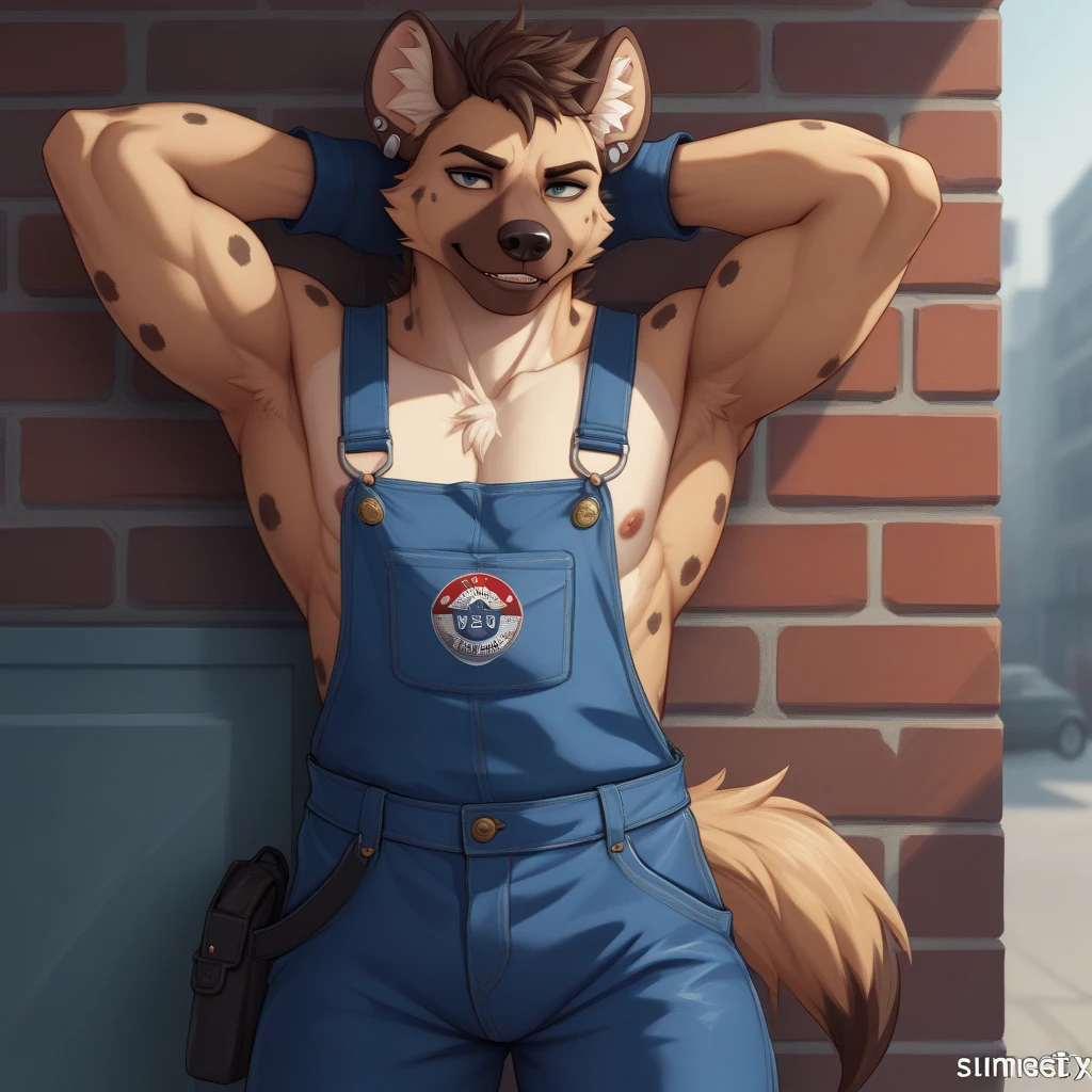 (Maximum fineness,Dynamic HDR,8K) ,,outdoor,Happy,cute,teenager,Growlithe Pokemon,(lower camera angle, dramatic pose, looking down at viewer), (masterpiece,high quality), solo,furry,mature male,male focus, (by waspsalad:1.1), by photonoko, by sallyhot, by skygracer:0.4, solo, (anthro,mature male boy shiba inu,(chibi:0.3), ((beige fur)), amber eyes), tropical island, cuberpunk mythology, (blue collar with pup tag), (blue goggles on head), (wearing red speedo, ), male pubic hair