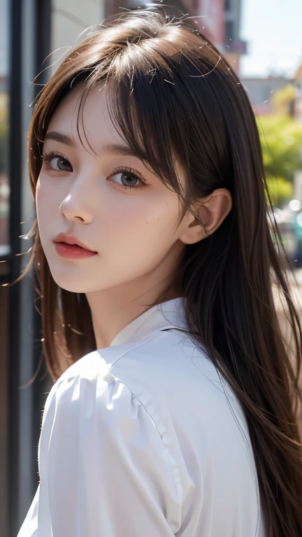 (top-quality、8K、32K、​masterpiece）beautiful japanese female、Facing the front、Straight face