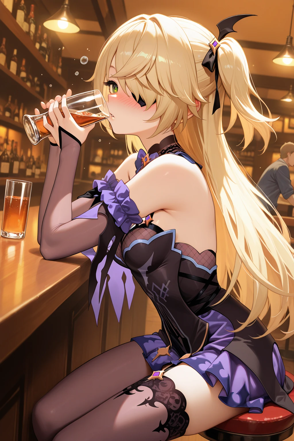 (small breasts:1.2), (perky chest:1.2), (pointed chest:1.2), (Pudding cake magazine cover:1.3),(from above:1.0),(shoot from the side:1.1),masterpiece, 1girl, Amazing Cleavage:1.1, thin waist, optimum,tmasterpiece,hight resolution,best qualtiy,hyper HD,super detailing,awardwinning,a 18yo cute girl,(The upper part of the body), correct,Beautiful Black ,garters,Gaze,Small face,bangss,holster,Beautuful Women,hands up,leg holster,Gaze,black boots,Cowboy Shot,cute face,a blond,Longhaire,Twin-tailed,Braids, Hairline,（scarlet eyes）,long eyelasher,Hanging eye corners,White skin of the, (( camisole:1.1)), ((Sheer :1.0)),Rocket Tits,(Slim body),smile, weak smiling,(with sparkling eyes and a contagious smile),little open mouth, Looking at Viewer,
