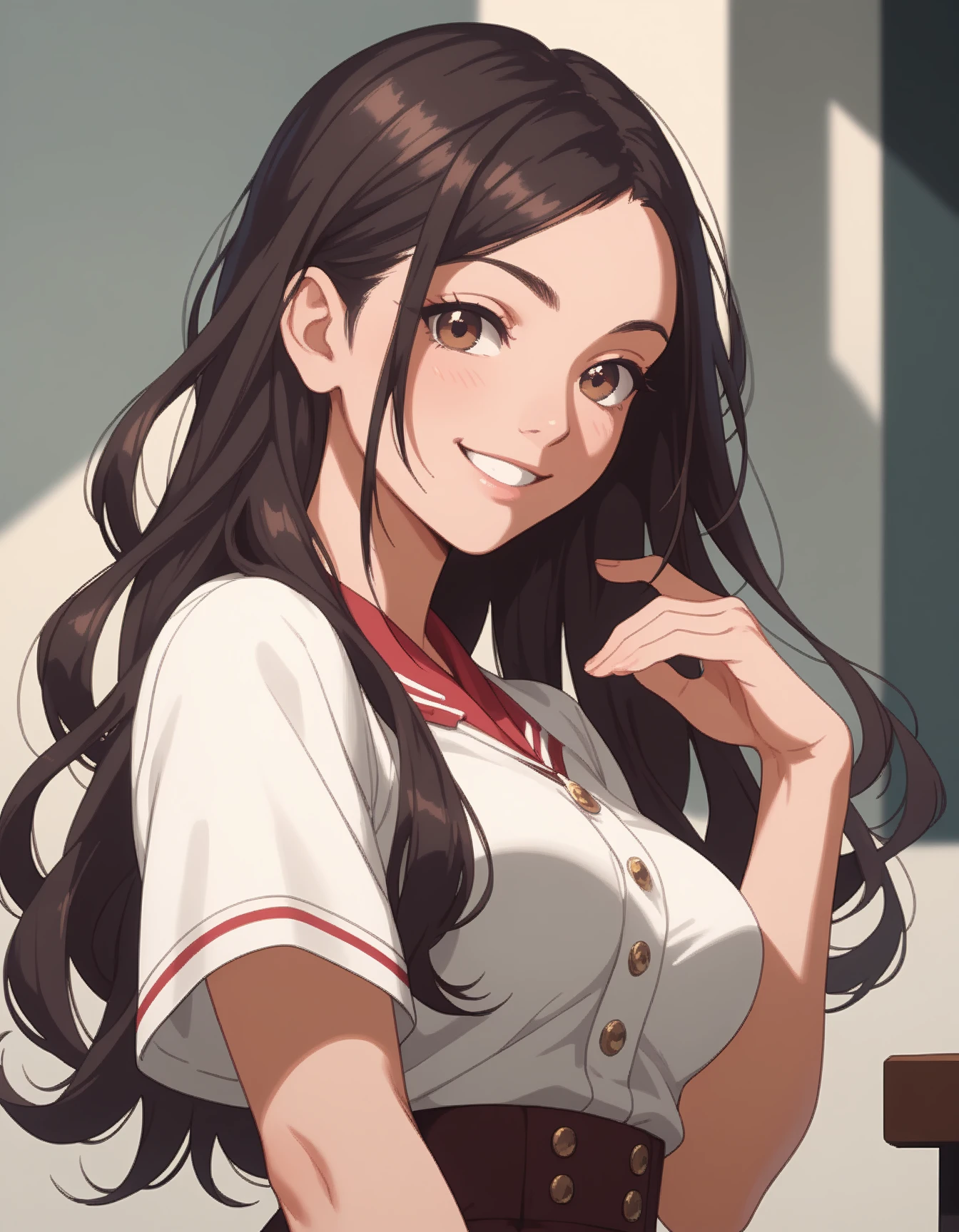 Princess Knight Academy High School　Women's Baseball　The club member was a boy who was transformed into a big-breasted shemale.　At night she works as an idol　The captain is Himemiya Alice　She is good at  service