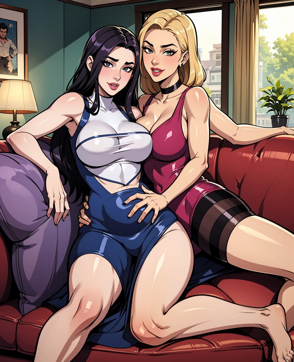 2 heads, a short thin woman with 2 heads. In a bedroom at night. Looking to he right. Enormous ???????. Thin gorgeous face. Sports bra. 40 year old. Enormous ???????. Giant ????? ???????. Massive ???????. Enormous . Short. Wild messy maroon hair with highlights. Messy blonde hair, Cute. Girlfriend. Extremely huge fake round ????. Laying in bed .,((2heads)),conjoined dicephalus,pantyhose, ((milk on skin)), very wet skin, leaking ?????