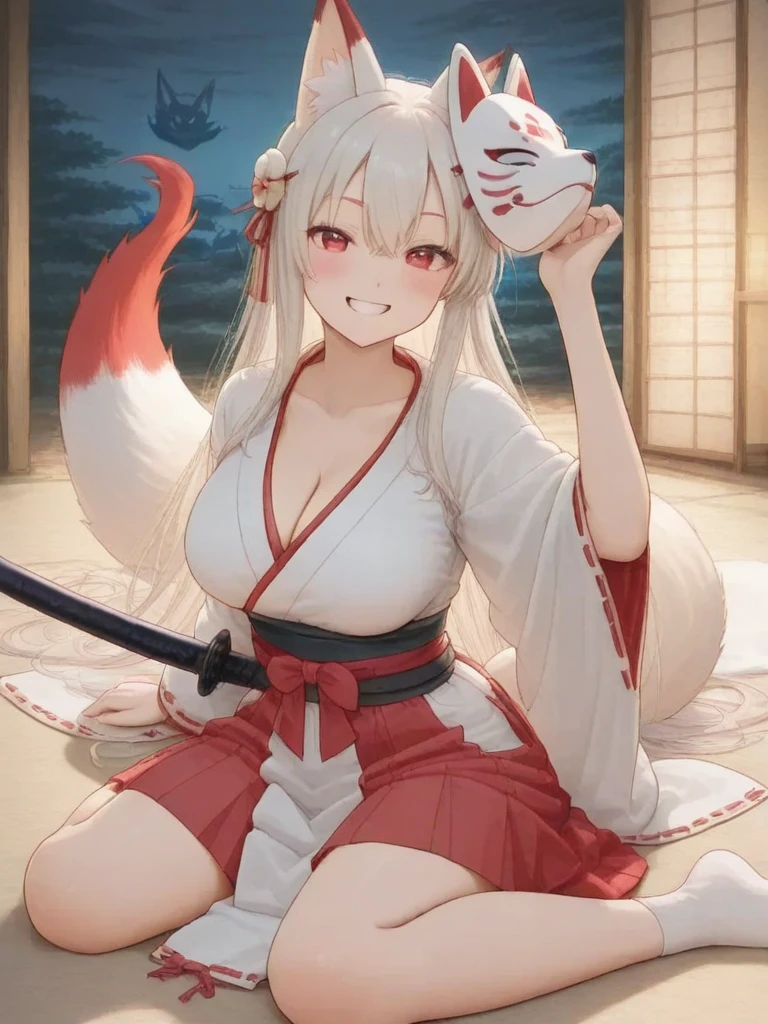 White kitsune10 v1.0