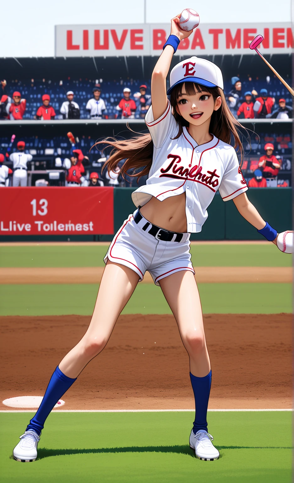 , pink , , girl, natural skin,