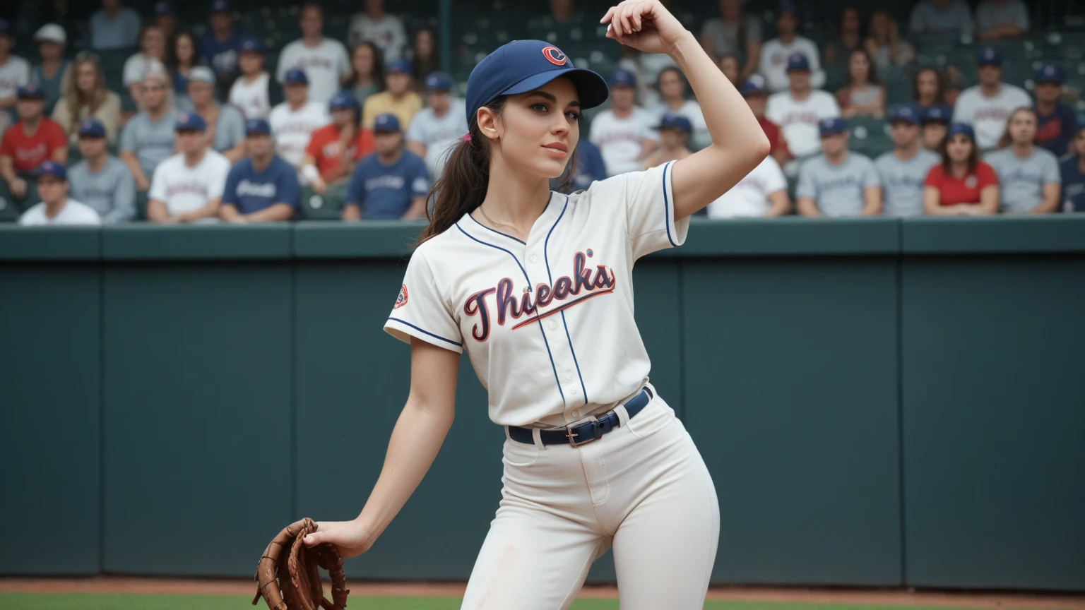 Please create an original designed baseball uniform stylized as a 1940s uniform