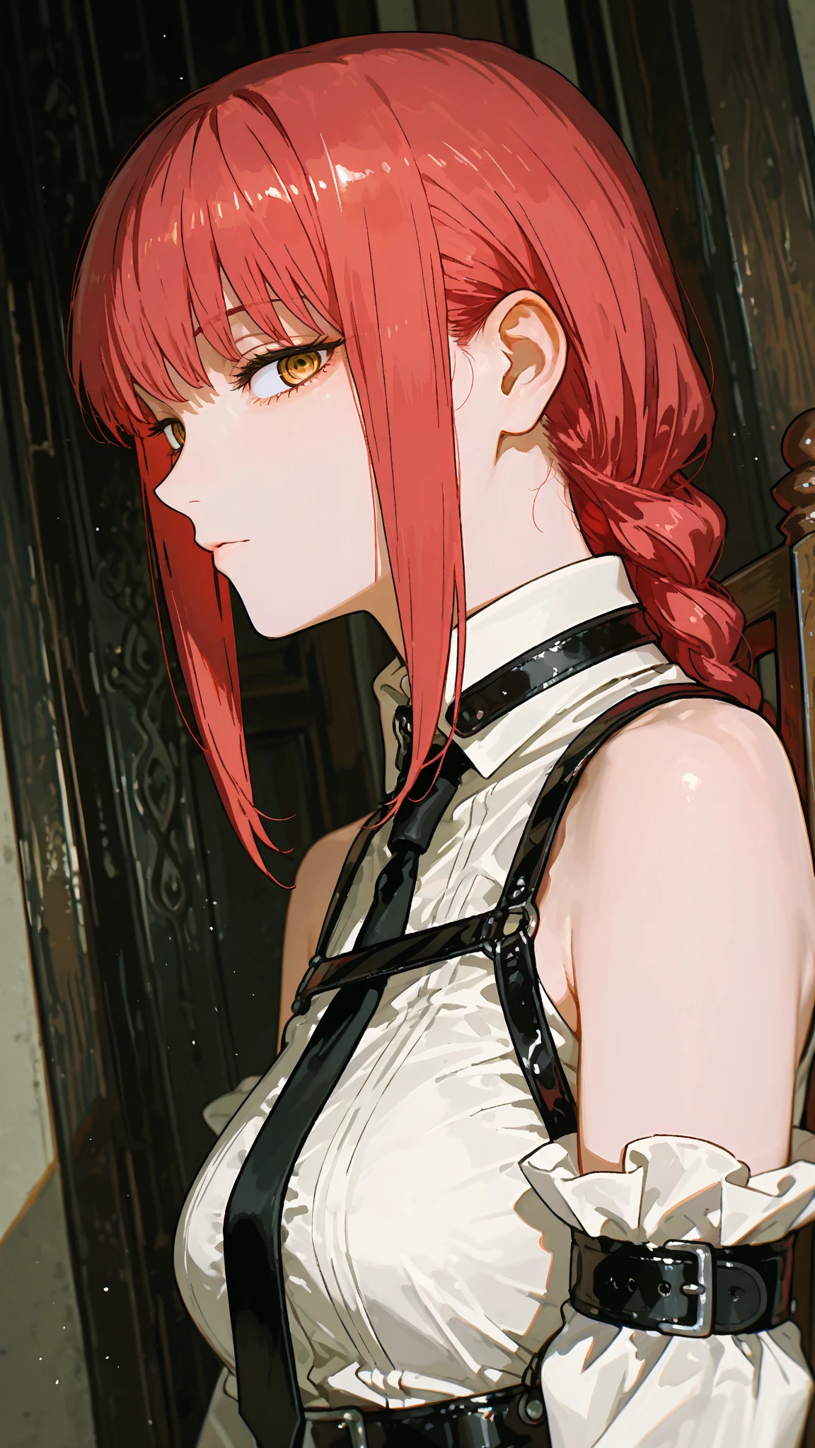 青ネギの魔人を面接するマキマ