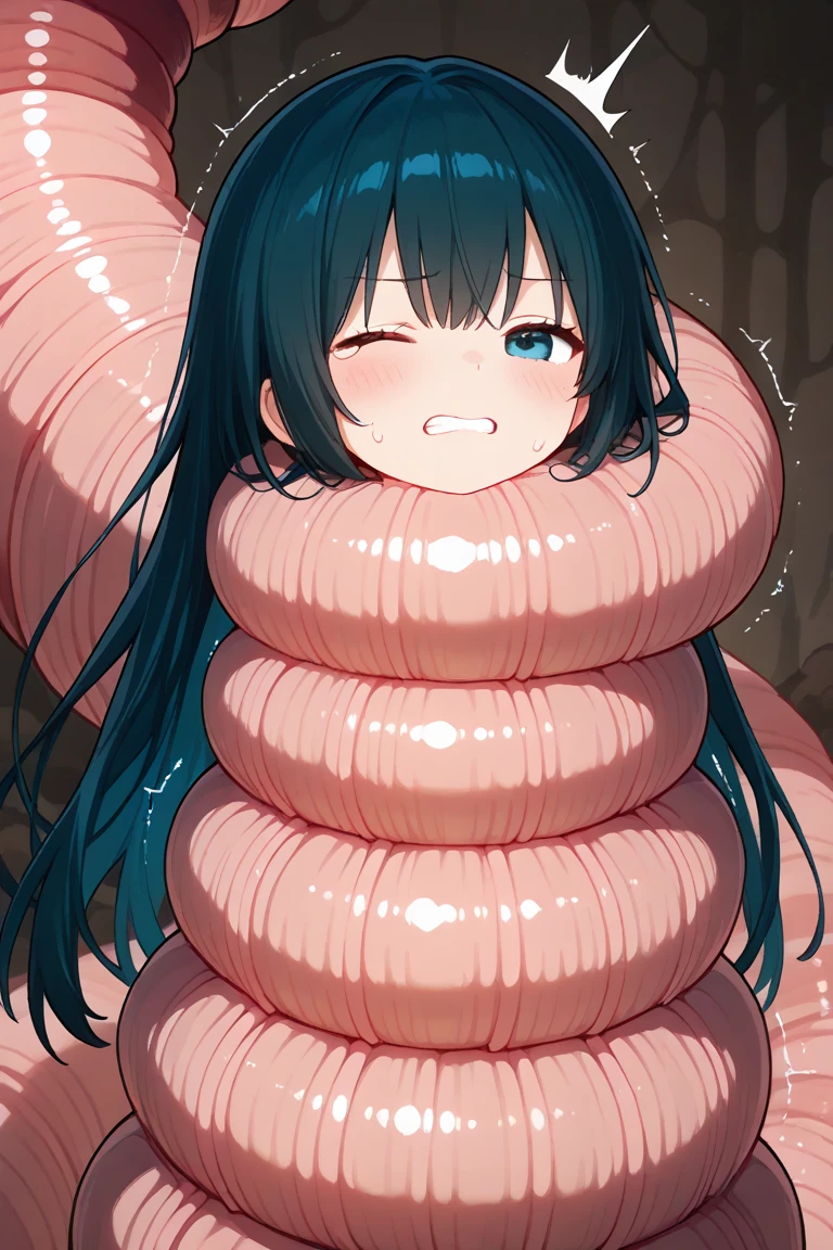 ????,woman,blindfold,????????,??? in mouth,screaming,upper body,(????????????????:1.5),cleavage,tentacles wrap around body,many tentacles flock to her body,tentacles in mouth,many tentacles is cutting into her ???????,many tentacles are grabbing her arms,??? on face,short hair,deep dark blue hair,spresd legs,legs up,on back,arms up,leaning back,many gigantic tentacles,??? shot,tentacles on face,many tentacles hold down her body and her arms,yellow eyes,very drooping eyes,open mouth,??????? ???????,?????? ???????,bontage,grangbang,many tentacles,hold tentacles in her ???????,many tentacles,blush,restrained,dutch angle,close to viewer,milf is surrounded by many tentacles