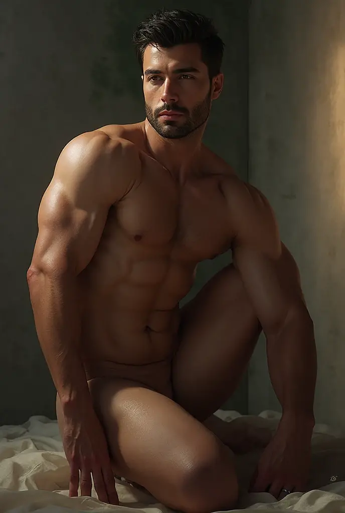 An  man with an erectile  